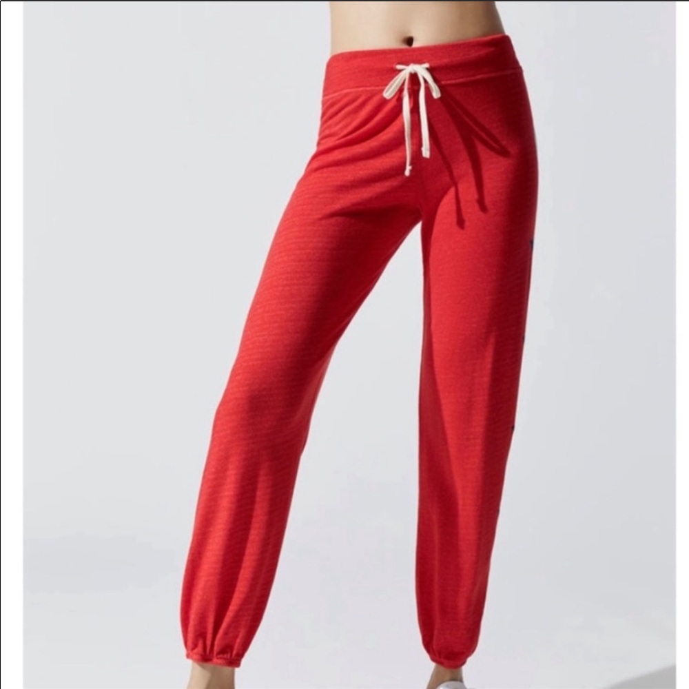SUNDRY Red Star Jogger Sweatpants Sz 2